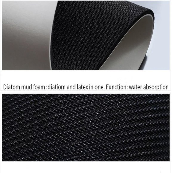 Bath Mat Rug, Napa Skin Super Absorbent Non Slip Quick Dry Thin Mats 24 … - Picture 8 of 8